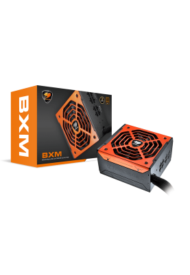 Блок живлення 700W, Cougar BXM 700, Black, 120 мм, APFC, 80 Plus Bronze, Modular, MB: 20+4 pin, CPU: 2 x 4+4 pin, VGA: 4 x 6+2 pin, 4xMolex, 8xSATA, захист: OCP, OPP, OVP, UVP, SCP & OTP (BXM 700)