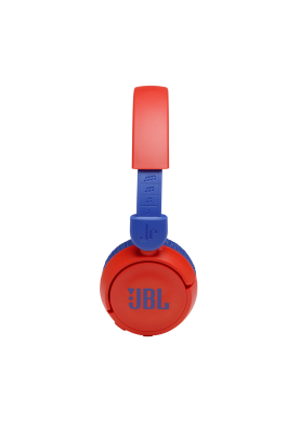 Навушники бездротові JBL JR 310BT, Red/Blue, Bluetooth, мікрофон, акумулятор 400 mAh, дитячі (JBLJR310BTRED)