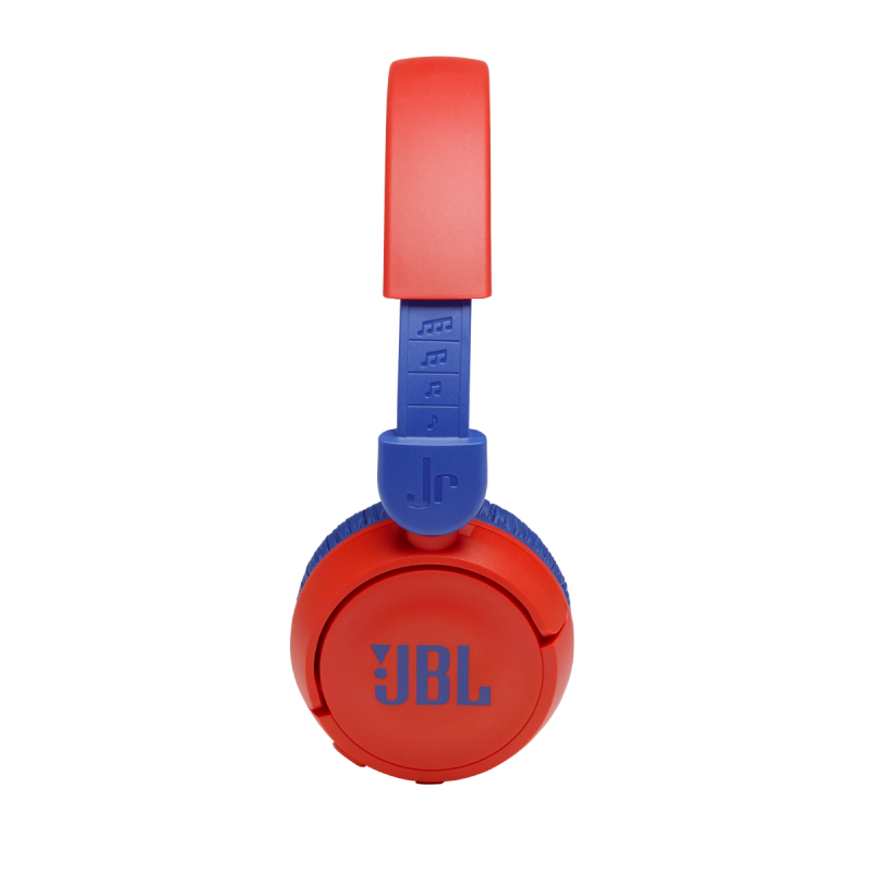 Навушники бездротові JBL JR 310BT, Red/Blue, Bluetooth, мікрофон, акумулятор 400 mAh, дитячі (JBLJR310BTRED)