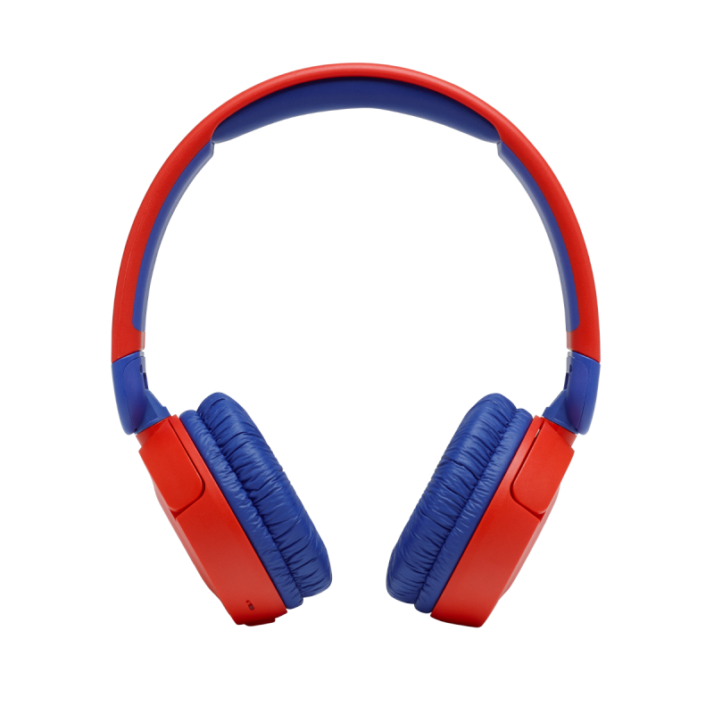 Навушники бездротові JBL JR 310BT, Red/Blue, Bluetooth, мікрофон, акумулятор 400 mAh, дитячі (JBLJR310BTRED)