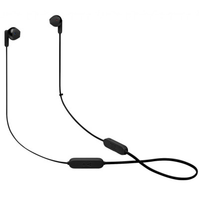 Навушники бездротові JBL T215BT, Black, Bluetooth, мікрофон, акумулятор 120 mAh, технологія "Pure Bass", кнопки на дроті (JBLT215BTBLK)