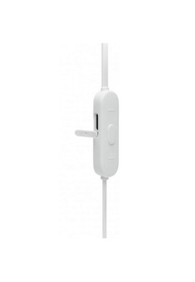 Навушники бездротові JBL T215BT, White, Bluetooth, мікрофон, акумулятор 130 mAh, технологія "Pure Bass" (JBLT215BTWHT)