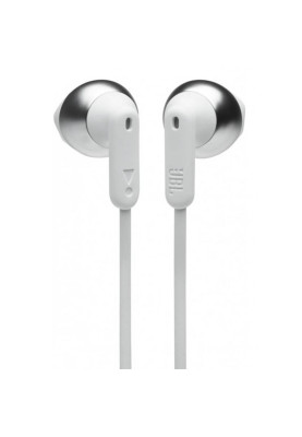 Навушники бездротові JBL T215BT, White, Bluetooth, мікрофон, акумулятор 130 mAh, технологія "Pure Bass" (JBLT215BTWHT)