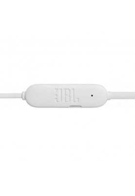 Навушники бездротові JBL T215BT, White, Bluetooth, мікрофон, акумулятор 130 mAh, технологія "Pure Bass" (JBLT215BTWHT)