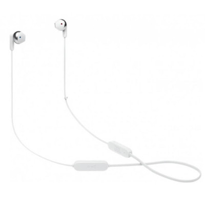 Навушники бездротові JBL T215BT, White, Bluetooth, мікрофон, акумулятор 130 mAh, технологія "Pure Bass" (JBLT215BTWHT)