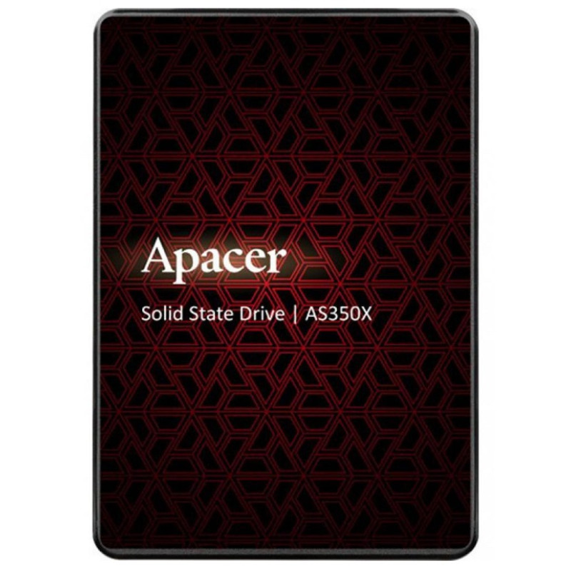 Твердотільний накопичувач SSD 128Gb, Apacer AS350X, SATA3, 2.5", 3D TLC, 560/540 МБ/с (AP128GAS350XR-1)
