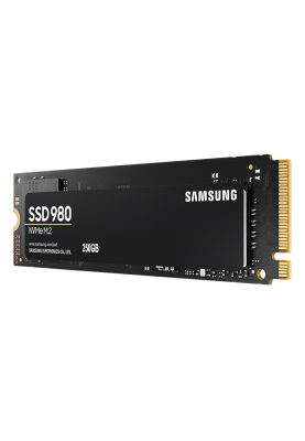 Твердотільний накопичувач M.2 250Gb, Samsung 980, PCI-E 3.0 x4, MLC 3-bit V-NAND, 2900/1300 MB/s (MZ-V8V250B)