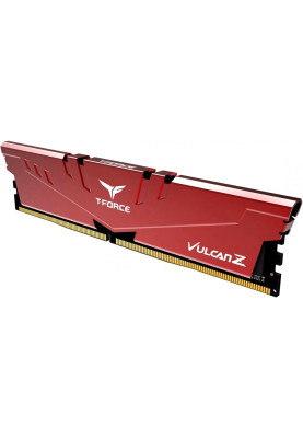 Пам'ять 16Gb DDR4, 3200 MHz, Team Vulcan Z, Red, 16-18-18-38, 1.35V, з радіатором (TLZRD416G3200HC16F01)