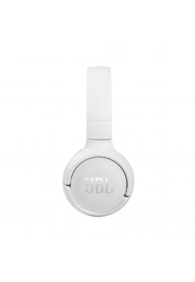 Навушники бездротові JBL Tune 510BT, White, Bluetooth, мікрофон, акумулятор 450 mAh, технологія "Pure Bass", пульт керування на чашці, підтримка Siri та Google Now (JBLT510BTWHT)