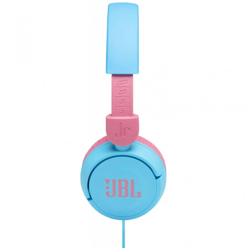 Навушники JBL JR 310, Blue/Pink, 3.5 мм, мікрофон, динаміки 32 мм, 1 м, дитячі (JBLJR310BLU)