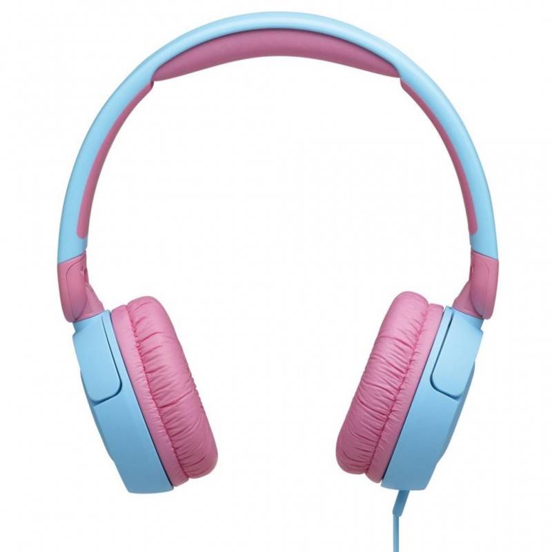 Навушники JBL JR 310, Blue/Pink, 3.5 мм, мікрофон, динаміки 32 мм, 1 м, дитячі (JBLJR310BLU)