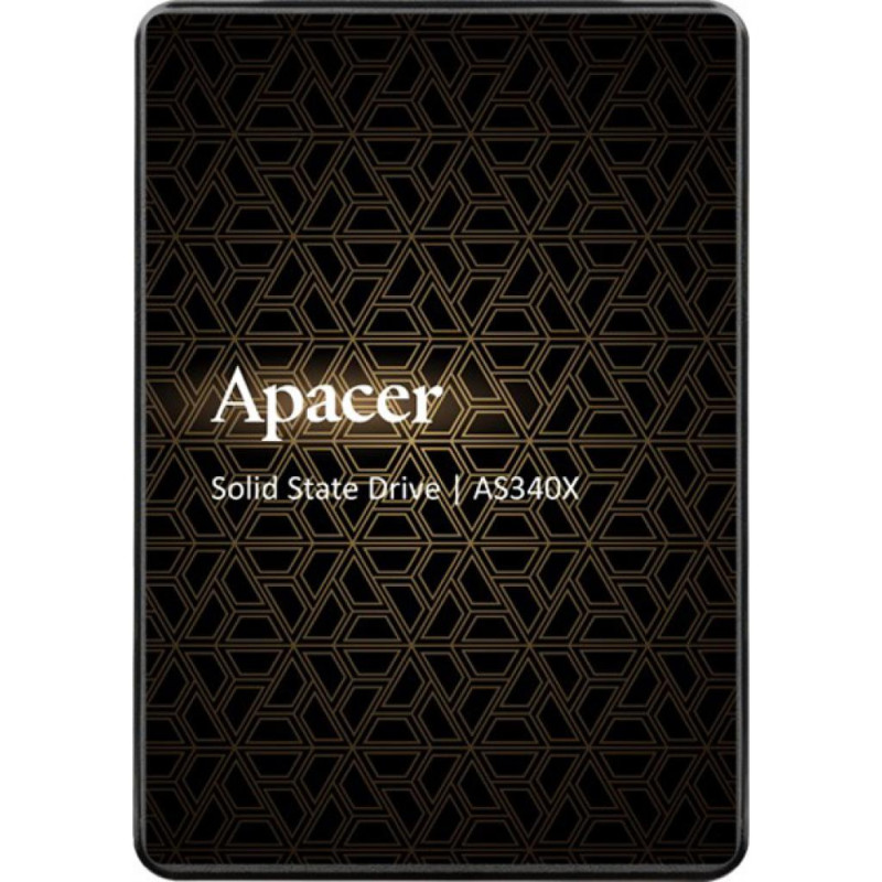 Твердотільний накопичувач SSD 240Gb, Apacer AS340X, SATA3, 2.5", 3D TLC, 550/520 МБ/с (AP240GAS340XC-1)