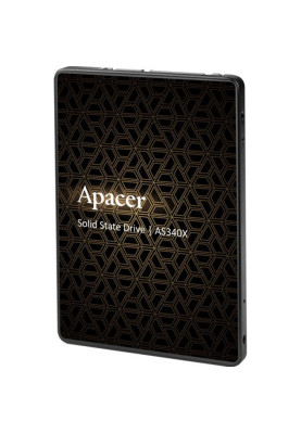 Твердотільний накопичувач 480Gb, Apacer AS340X, SATA3, 2.5", 3D TLC, 550/520 MB/s (AP480GAS340XC-1)