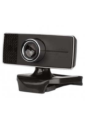 Web камера Gemix T20, Black, 1.3Mp, 1280x720/30 fps, мікрофон, USB 2.0, фіксований фокус, 1.5 м, багатофункціональний затискач (T20HD720P)