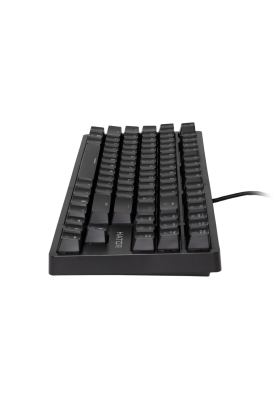Клавіатура Hator Rockfall EVO TKL, Black, USB, оптична (перемикачі Kailh Black), 87 кнопок, RGB підсвічування, металева пластина для міцності, 1.8 м (HTK-630)