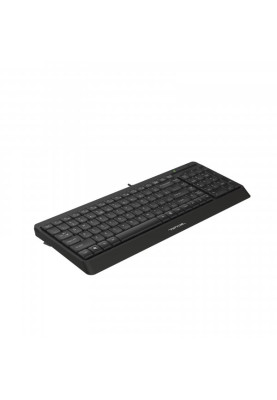 Клавіатура A4tech Fstyler FK15, Wired, USB, Black (US+Ukrainian+Russian)