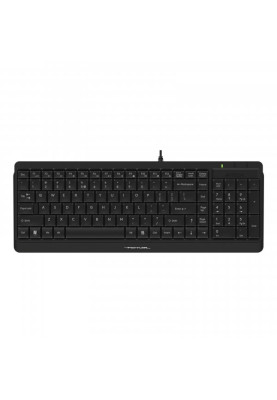 Клавіатура A4tech Fstyler FK15, Wired, USB, Black (US+Ukrainian+Russian)
