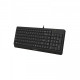 Клавіатура A4tech Fstyler FK15, Wired, USB, Black (US+Ukrainian+Russian)