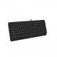 Клавіатура A4tech Fstyler FK15, Wired, USB, Black (US+Ukrainian+Russian)