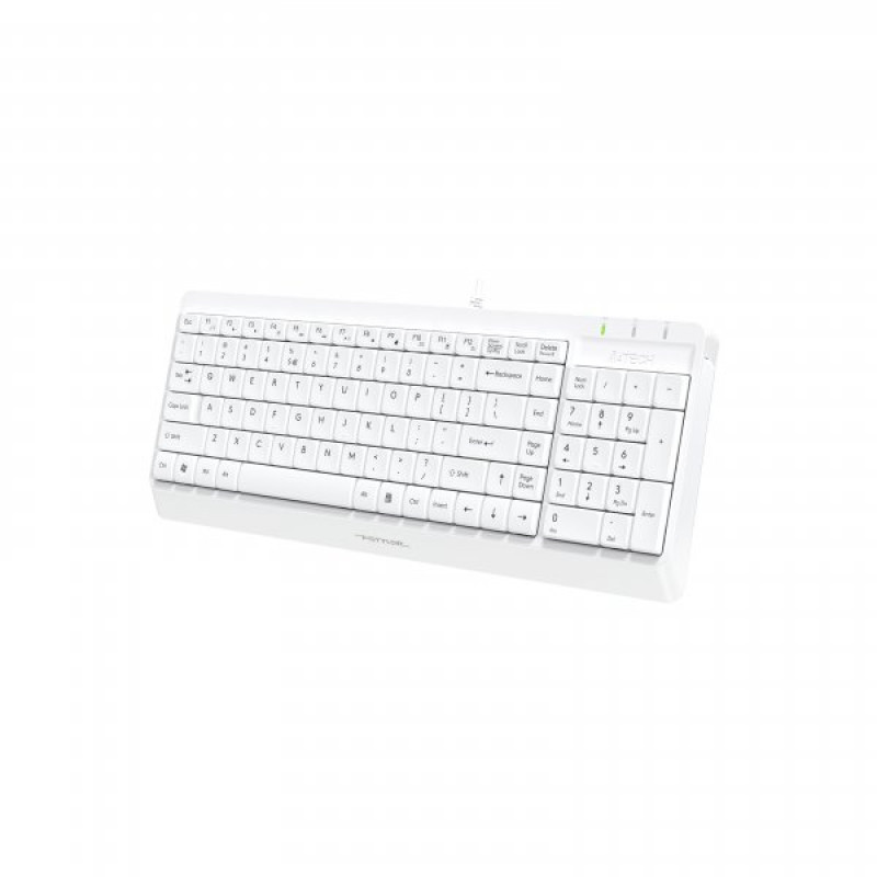 Клавіатура A4tech Fstyler FK15, Wired, USB, White (US+Ukrainian+Russian)