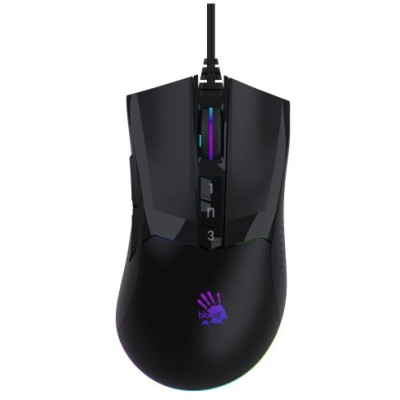 Миша A4Tech W90 Max Bloody Stone Black, Optical, Activated, RGB, 10000 CPI, 50M натискань