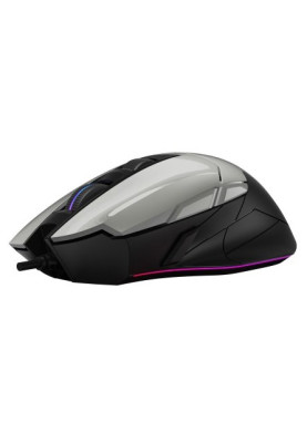 Миша A4Tech W70 Max Bloody, Panda White, USB, оптична (сенсор MAX BC3332-A), 100-10000 dpi, RGB підсвічування (5 профілів), 11 кнопок, ніжки X'Glide, 1.8 м