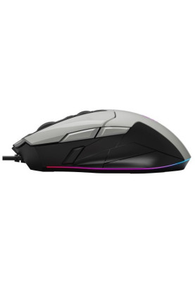 Миша A4Tech W70 Max Bloody, Panda White, USB, оптична (сенсор MAX BC3332-A), 100-10000 dpi, RGB підсвічування (5 профілів), 11 кнопок, ніжки X'Glide, 1.8 м