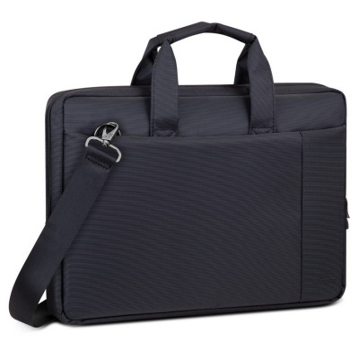 Сумка для ноутбука 15.6" RivaCase Central, Black, поліестер, 395x295x70 мм (8231)