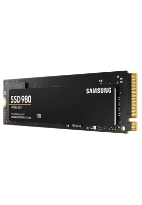 Твердотільний накопичувач M.2 1Tb, Samsung 980, PCI-E 3.0 x4, MLC 3-bit V-NAND, 3500/3000 MB/s (MZ-V8V1T0B)