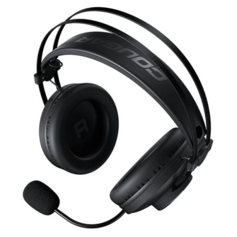 Навушники Cougar Immersa Essential Black, Mini jack (3.5 мм), накладні, мікрофон, кабель 1.6 м