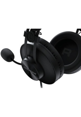 Навушники Cougar Immersa Essential Black, Mini jack (3.5 мм), накладні, мікрофон, кабель 1.6 м