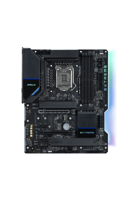 Мат.плата 1200 (Z590) ASRock Z590 Extreme, Z590, 4xDDR4, CrossFire, Int.Video(CPU), 6xSATA3, 3xM.2, 2xPCI-E 16x 4.0, 3xPCI-E 1x 3.0, 1xM.2 (Key E), ALC1220, RTL8125BG + I219V, 8xUSB3.2/6xUSB2.0, HDMI/DP, ATX
