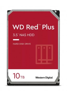 Жорсткий диск 3.5" 10Tb Western Digital Red Plus, SATA3, 256Mb, 7200 rpm (WD101EFBX)