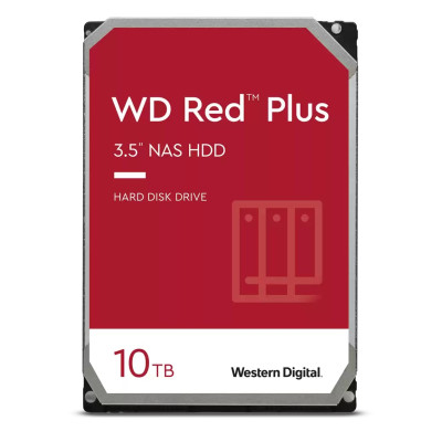 Жорсткий диск 3.5" 10Tb Western Digital Red Plus, SATA3, 256Mb, 7200 rpm (WD101EFBX)