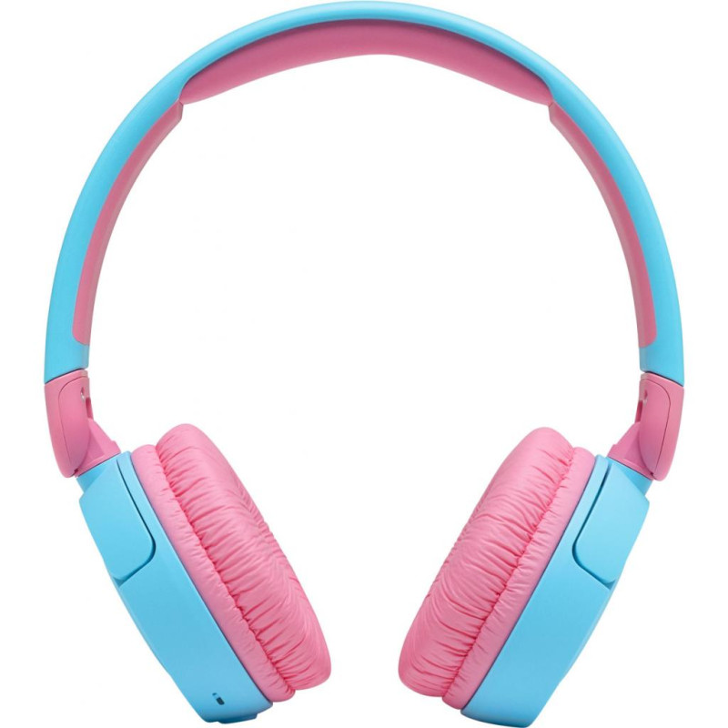 Навушники бездротові JBL JR 310BT, Blue/Pink, Bluetooth, мікрофон, акумулятор 400 mAh, дитячі (JBLJR310BTBLU)