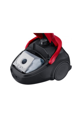 Пилосос Samsung VC07M25E0WR/UK Red 750W, мішковий, сухе прибирання, об'єм 2.5л, телескопічна трубка, насадки універсальна щітка, екодвигун