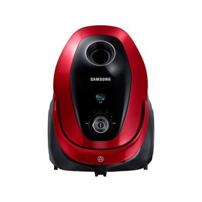 Пилосос Samsung VC07M25E0WR/UK Red 750W, мішковий, сухе прибирання, об'єм 2.5л, телескопічна трубка, насадки універсальна щітка, екодвигун