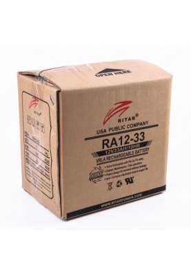 Батарея для ДБЖ 12В 33Ач Ritar RA12-33, ШхДхВ 195x130x155 (RA12-33)