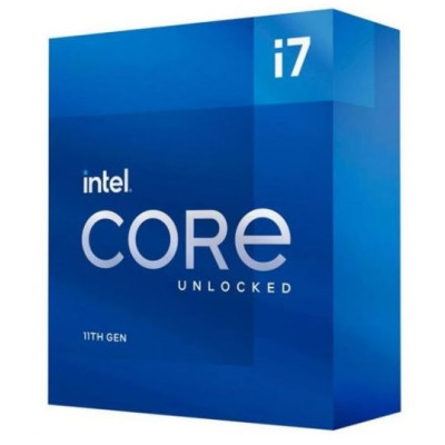 Процесор Intel Core i7 (LGA1200) i7-11700F, Box, 8x2.5 GHz (Turbo Boost 4.9 GHz), L3 16Mb, Rocket Lake, 14 nm, TDP 65W (BX8070811700F)