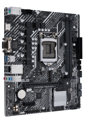 Мат.плата 1200 (H510) Asus PRIME H510M-D, H510, 2xDDR4, Int.Video(CPU), 4xSATA3, 1xM.2, 1xPCI-E 16x 4.0, 1xPCI-E 1x 3.0, ALC897, I219-V, 4xUSB3.2/6xUSB2.0, VGA/HDMI, MicroATX