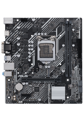 Мат.плата 1200 (H510) Asus PRIME H510M-D, H510, 2xDDR4, Int.Video(CPU), 4xSATA3, 1xM.2, 1xPCI-E 16x 4.0, 1xPCI-E 1x 3.0, ALC897, I219-V, 4xUSB3.2/6xUSB2.0, VGA/HDMI, MicroATX