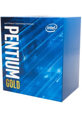 Процесор Intel Pentium Gold (LGA1200) G6405, Box, 2x4.1 GHz, UHD Graphics 610 (1050 MHz), L3 4Mb, Comet Lake, 14 nm, TDP 58W (BX80701G6405)