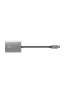Картридер зовнішній Trust Dalyx USB Type-C, Grey, USB 3.2, для SD/microSD (24136)