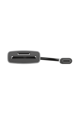 Картридер зовнішній Trust Dalyx USB Type-C, Grey, USB 3.2, для SD/microSD (24136)