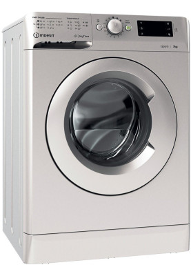 Пральна машина Indesit OMTWE 71252 S EU, Silver, 7кг, фронтальна, 16 програм, швидкість віджиму 1200 об/хв, клас енергоспоживання A+++, 85x59.5x54 см