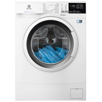 Пральна машина Electrolux EW6S406WU, White, 6 кг, фронтальна, 14 програм, швидкість віджиму 1000 об/хв, клас енергоспоживання A+++, 84.3x59.5x37,8 см