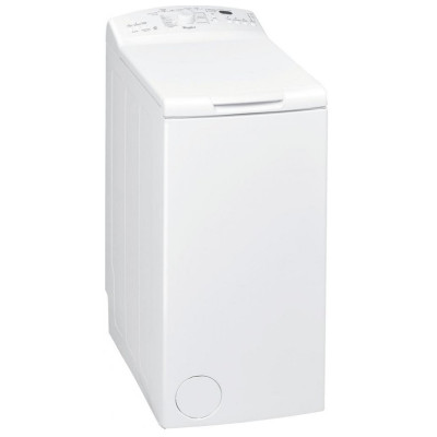 Пральна машина вертикальна Whirlpool AWE 55141, White, 5.5 кг, 1000 об/хв, 9 програм, дисплей (Led-індикація), таймер, А++, 90x40x60см
