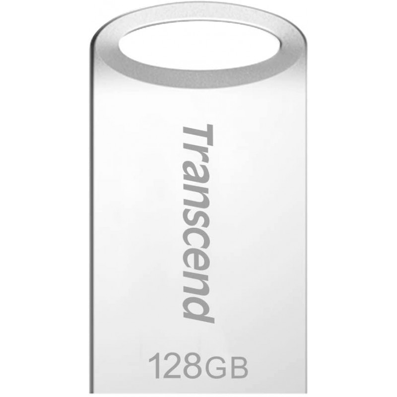 USB 3.1 Flash Drive 128Gb Transcend JetFlash 710, Silver, металевий корпус (TS128GJF710S)