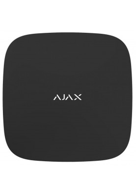 Централь Ajax Hub 2 Plus, Black, 2xGSM/WiFi/Ethernet, з підтримкою датчиків з фотофіксацією, до 200 пристроїв, до 200 користувачів, віддалене налаштування, вбудований акумулятор (до 15 ч), 163х163х36 мм, 351 г