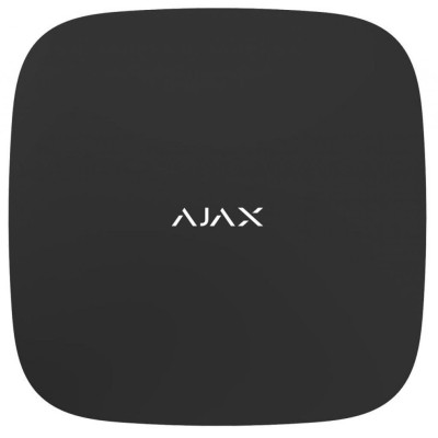 Централь Ajax Hub 2 Plus, Black, 2xGSM/WiFi/Ethernet, з підтримкою датчиків з фотофіксацією, до 200 пристроїв, до 200 користувачів, віддалене налаштування, вбудований акумулятор (до 15 ч), 163х163х36 мм, 351 г